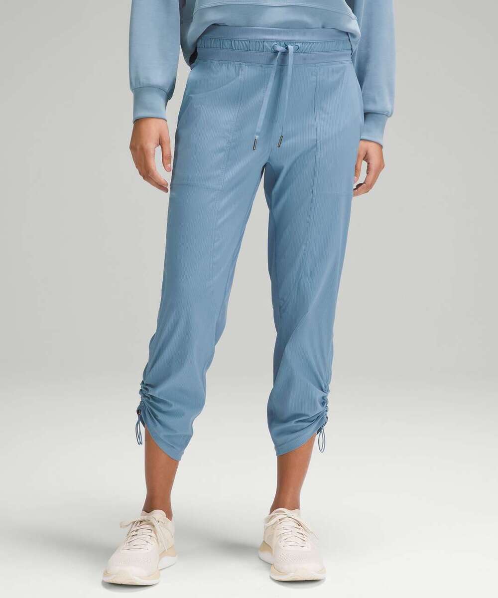 Lululemon Dance Studio Mid-Rise Cropped Pant Utility Blue Size 4